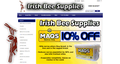 Desktop Screenshot of irishbeesupplies.com